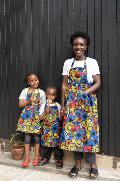 Kids Kaleidoscope Bib Apron