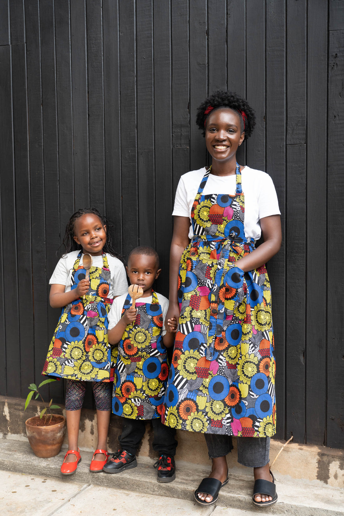 Kaleidescope Bib Skirt Apron