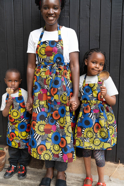 Kids Kaleidoscope Skirt Apron