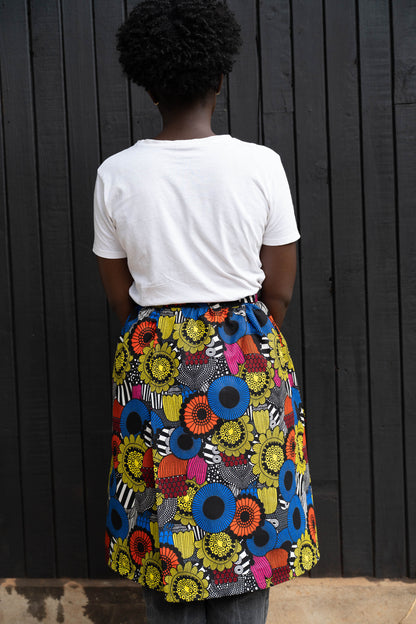 Kaleidescope Bistro Skirt Apron