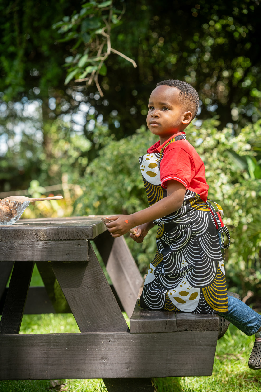 Kids Shin Bib Apron